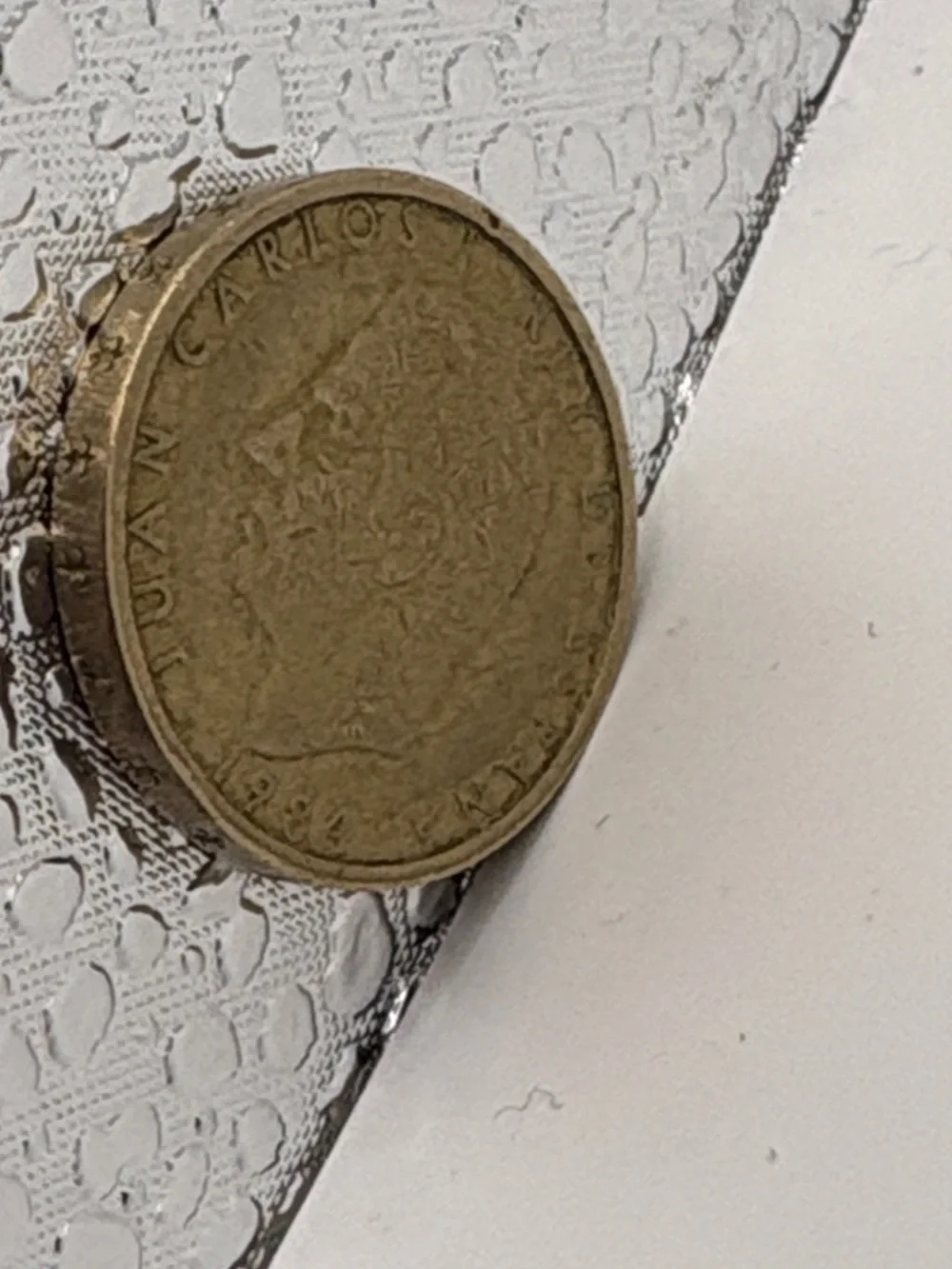 1984 Vintage Coin Spain 100 Cien Spanish Pesetas Carlos 1